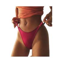 Calcinha Sexy De Cintura Baixa Zebra Flower Para Mulheres, G String Sem Costura, Luxuosa Com Fivela