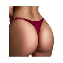 Calcinha Sexy De Cintura Baixa Zebra Flower Para Mulheres, Sem Costura, Luxuosa Com Fivela De Metal,