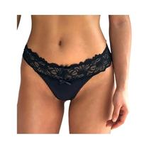 Calcinha Sexy De Renda Com Cintura Baixa Para Mulheres, G String Respirável Com Bordado Tentador