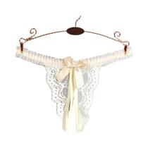 Calcinha Sexy De Renda Com Laço Para Mulheres Lingerie Personalizada Para Mulheres