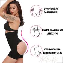 Calcinha Short Cinta Modelador Levanta Bumbum Natural - Ual Calcinha Short Cinta Modelador Levanta Bumbum Natural - Ual