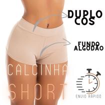 Calcinha Short Duplo Cós Cueca Boxer Feminina Shortinho 11