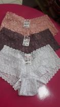 Calcinha short renda gg