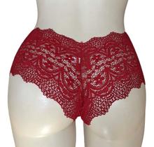 Calcinha Shortinho Cueca Em Renda Antialérgica Caleson 1509