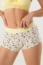 Calcinha Shorts De Cotton C/ Elástico 100 Frescura Calcinha Shorts De Cotton C/ Elástico 100 Frescura