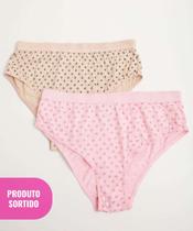 Calcinha Sortida Feminina Cintura Alta Marisa-82238
