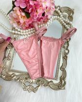 Calcinha String Fio Duplo- Rose