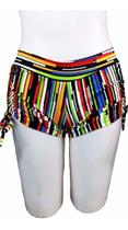 Calcinha Sunkini Sunquini Short Praia Com regulagem Lateral - Vermelho - P