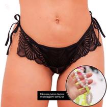 Calcinha Tailandesa Dupla Abertura Com Perolas Para Massagem Sensual