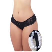 Calcinha Tailandesa Fio Dental Com Pérolas Tanga Sexy Calcinha Tailandesa Fio Dental Com Pérolas Tanga Sexy