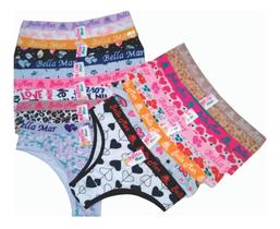 Calcinha Tanga Algodão Com Cós Conforto Kit Com 6