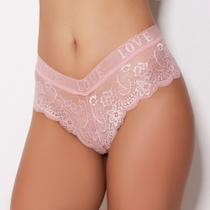 Calcinha Tanga com elástico Love Rendada - Calcinha Lalá