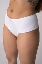 Calcinha Tanga Conforto Branco Deluxe Lingerie