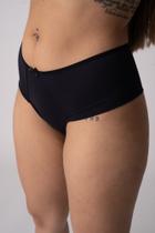 Calcinha Tanga Conforto Preto Deluxe Lingerie