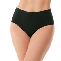Calcinha Tanga Cós Alto Laser Termofusionada Preta - Básicos Calcinha Tanga Cós Alto Laser Termofusionada Preta - Básicos