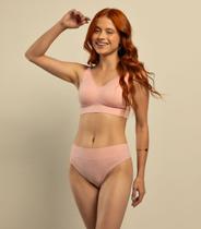Calcinha Tanga Cós Largo Sem Costura Basic Pro Rosa Calcinha Tanga Cós Largo Sem Costura Basic Pro Rosa