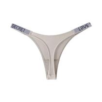 Calcinha Tanga De Baixa Cintura Com Letras Em Strass Para Mulheres Sexy G-string Fitness S-XL