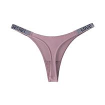 Calcinha Tanga De Cintura Baixa Com Letras Em Strass E Diamantes Para Mulheres, Sexy, G-string,