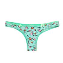 Calcinha Tanga em Cotton básica estampada