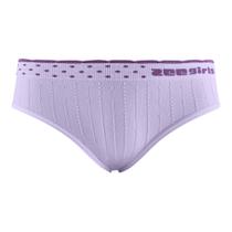 Calcinha Tanga Jacquard Com Listras e Bolinhas Infantil Sem Costura Lilás Zee Rucci Calcinha Tanga Jacquard Com Listras e Bolinhas Infantil Sem Costura Lilás Zee Rucci