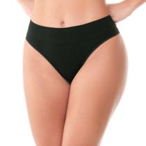 Calcinha Tanga Jacquard Sem Costura Preta Calcinha Tanga Jacquard Sem Costura Preta