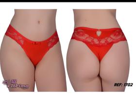 Calcinha tanga kit com 3 peças