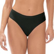 Calcinha Tanga Laser Termofusionada Respirável Preto Zee Rucci Calcinha Tanga Laser Termofusionada Respirável Preto Zee Rucci