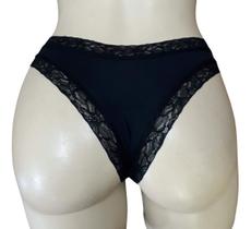 Calcinha Tanga Malha Fria Total Conforto Básica Sensual 1059