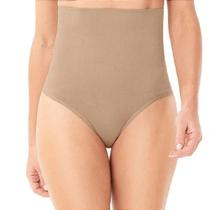 Calcinha tanga modeladora alta sem costura base