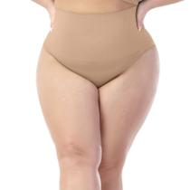 Calcinha Tanga Modeladora Plus sem Costura Bege Zee Rucci Calcinha Tanga Modeladora Plus sem Costura Bege Zee Rucci