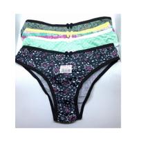 Calcinha Tanga Poliflex Estampada G - Famy