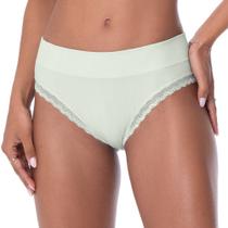 Calcinha Tanga Rib e Renda sem Costura Brisa Calcinha Tanga Rib e Renda sem Costura Brisa