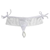 Calcinha Tanga Tailandesa Fio Dental Renda com Perólas Massageadora Flower Hot Calcinha Tanga Tailandesa Fio Dental Renda com Perólas Massageadora Flower Hot
