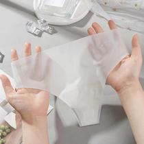 Calcinha Tanga Transparente Ultrafina e Sexy - Cintura Baixa, Sem Costura e Secagem Rápida