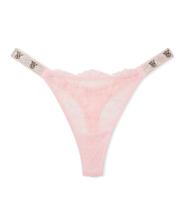 Calcinha tanga Victoria's Secret Shine Strap Pretty Blossom