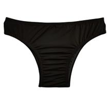 Calcinha Tradicional Média Conforto Poliamida Preta para Mulheres Trans
