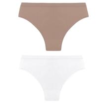 Calcinha Trifil Alta Microfibra Sem Costura C01971 C/2