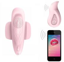 Calcinha Vibratória Recarregável Controle para Casal com Bluetooth e controle por APP Fetiche Pretty Love