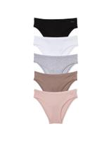 Calcinha Victoria's Secret PINK Cotton Cheekster, pacote com 3 mulheres M