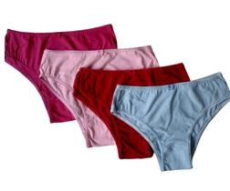 Calcinhas Calçola Tangão Kit 5 Tanga Feminina Calçola Algodão Cotton Reforçada Plus Size