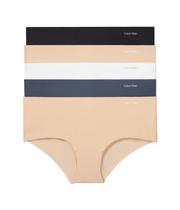 Calcinhas Calvin Klein Invisibles Seamless Hipster, pacote com 5