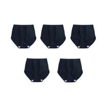 Calcinhas De Algodão Femininas plus Size, 5 Peças, Sem Costura, Macias, Respiráveis, Cuecas Sólidas,