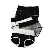 Calcinhas De Algodão plus Size De Cintura Alta Para Mulheres, 4 Peças, Modeladoras E Redutoras,