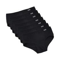 Calcinhas De Algodão plus Size Para Mulheres, 7 Peças/lote, Shorts Sexy De Cor Sólida, Roupa Íntima