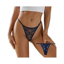 Calcinhas De Renda De Cintura Baixa M-XL T-Back G-string Femininas Lingerie Sexy