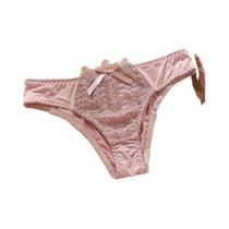 Calcinhas De Renda De Cintura Baixa Para Mulheres, Cor Sólida, Sexy E Confortáveis
