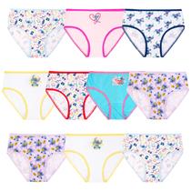 Calcinhas Disney Girls Lilo & Stitch 100% algodão penteado de 4 a 10 anos