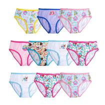 Calcinhas Disney Girls Princess Multipack 100% algodão penteado