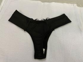 Calcinhas em cotton lycra somente preta M fio dental super confortável