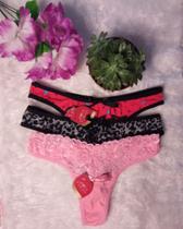 Calcinhas em poliamida em cores vaiadas Calcinhas em poliamida em cores vaiadas